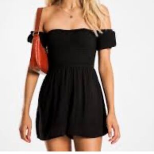 Amuse society black sunset surf love romper
